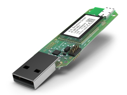 @ANY900-1 USB Dongle plug-and-play USB-hosted gateway to enable IEEE 802.15.4-based Sub-1 GHz IoT wireless network using industry-leading @ANY900-1 IoT module with a ceramic chip antenna