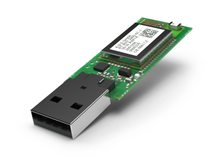 @ANY2400-SC-1 USB-Dongle USB-gehostetes Plug-and-Play-Gateway zur Aktivierung eines IEEE 802.15.4-basierten 2,4-GHz-IoT-Drahtlosnetzwerks unter Verwendung des branchenführenden @ANY2400-SC-1-HF-Moduls mit einer Keramikchipantenne