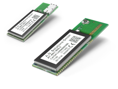 Industry-leading @ANY900-1 IoT module with a ceramic chip antenna and @ANY900-2 IoT module with a U.FL antenna connector  for Sub-1 GHz for IEEE 802.15.4/Zigbee wireless networking applications