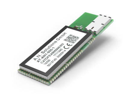 Industry-leading @ANY900-1 IoT module with a ceramic chip antenna for Sub-1 GHz for IEEE 802.15.4/Zigbee wireless networking applications