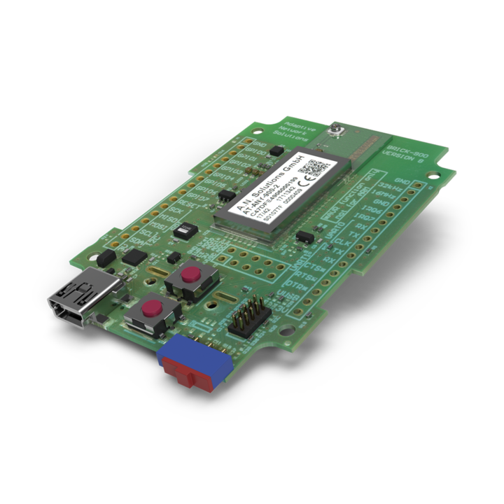 @ANY900-2 BRICK-Board mit integrierten Sensoren für eine einfache Anwendungsentwicklung mit IEEE 802.15.4 Sub-1 GHz @ANY900-2 IoT-Modulen